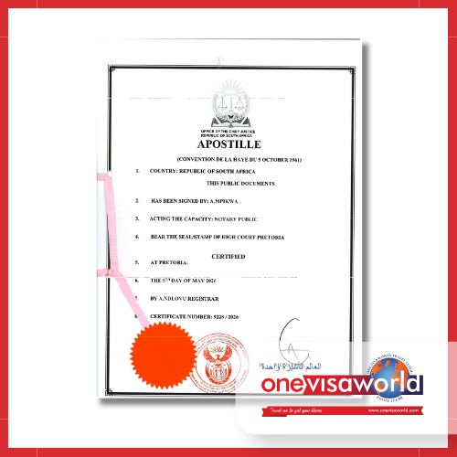 Notary & High Court Apostille Services (South Africa)