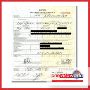Vehicle Clearance Certificate Assistance (Export & Ownership Changes)