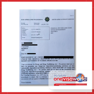 Criminal Record Expungement Assistance (South Africa)