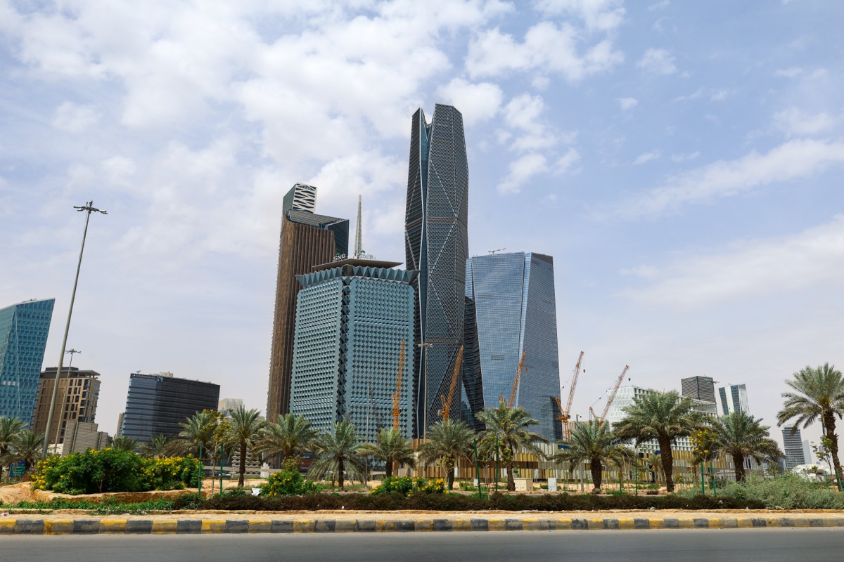 Office towers in King Abdullah Financial District, Riyadh, Saudi Arabia